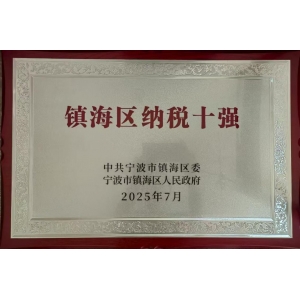鎮(zhèn)海區(qū)納稅十強